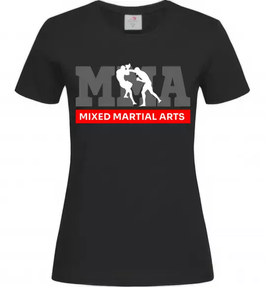 Жіноча футболка Mixed Martial Arts MMA Чорний фото