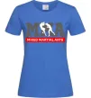 Жіноча футболка Mixed Martial Arts MMA Яскраво-синій фото
