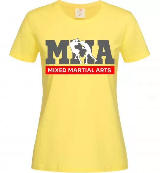 Жіноча футболка Mixed Martial Arts MMA Лимонний фото