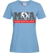 Жіноча футболка Mixed Martial Arts MMA Блакитний фото