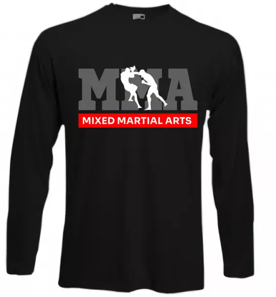 Лонгслив Mixed Martial Arts MMA Черный фото