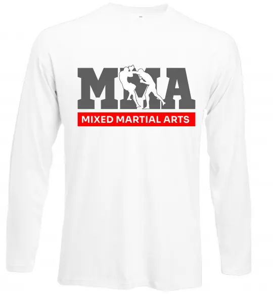 Лонгслив Mixed Martial Arts MMA Белый фото