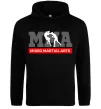 Мужская толстовка (худи) Mixed Martial Arts MMA Черный фото