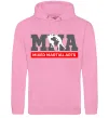 Женская толстовка (худи) Mixed Martial Arts MMA Розовый фото