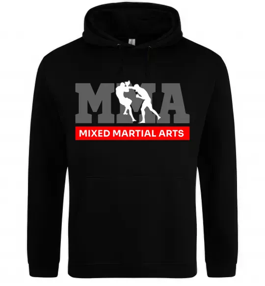 Жіноча толстовка (худі) Mixed Martial Arts MMA Чорний фото