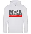 Жіноча толстовка (худі) Mixed Martial Arts MMA Сірий меланж фото