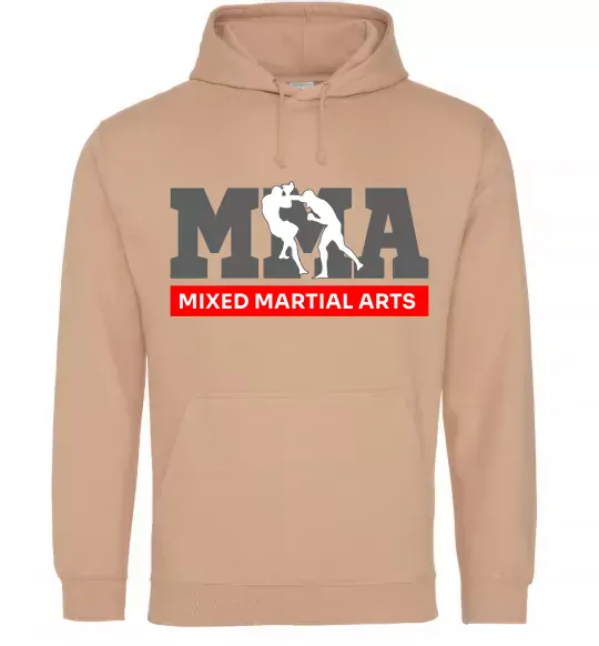 Жіноча толстовка (худі) Mixed Martial Arts MMA Пісочний фото