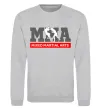 Свитшот Mixed Martial Arts MMA Серый меланж фото
