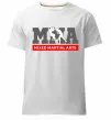 Мужская премиум футболка Mixed Martial Arts MMA Белый фото