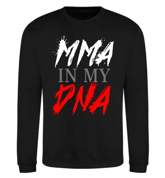 Світшот MMA in my DNA Чорний фото