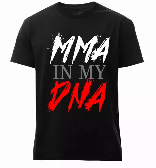 Мужская премиум футболка MMA in my DNA Черный фото