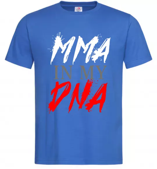 Мужская футболка MMA in my DNA Ярко-синий фото
