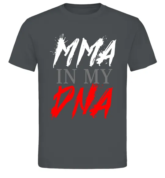 Мужская футболка MMA in my DNA Графит фото