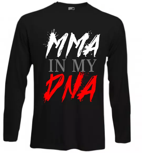 Лонгслив MMA in my DNA Черный фото