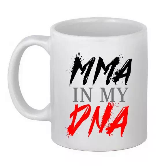 Чашка керамическая MMA in my DNA Белый фото