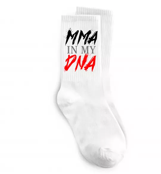 Носки MMA in my DNA Белый фото