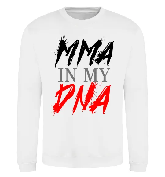 Світшот MMA in my DNA Білий фото