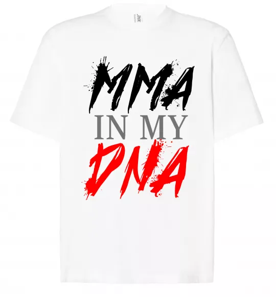 Футболка Оверсайз MMA in my DNA Белый фото