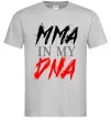 Мужская футболка MMA in my DNA Серый фото