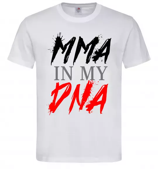 Мужская футболка MMA in my DNA Белый фото