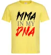 Мужская футболка MMA in my DNA Лимонный фото