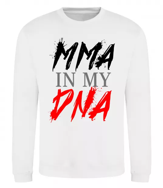 Свитшот MMA in my DNA Белый фото