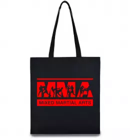 Еко-сумка MMA борці Чорний фото