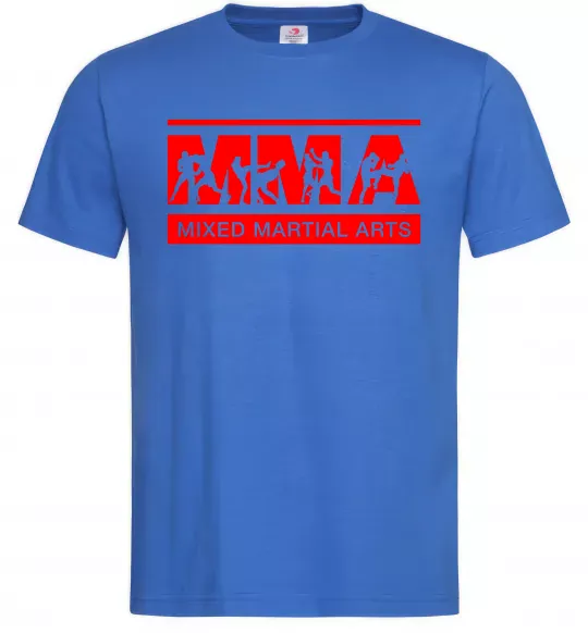 Мужская футболка MMA борці Ярко-синий фото