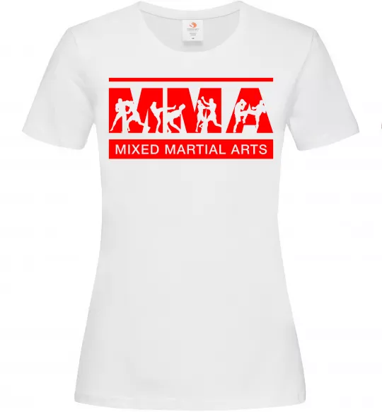 Женская футболка MMA борці Белый фото