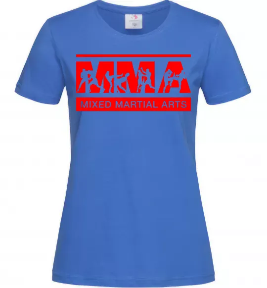 Женская футболка MMA борці Ярко-синий фото