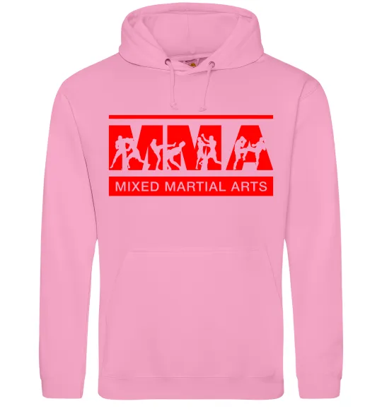 Мужская толстовка (худи) MMA борці Розовый фото