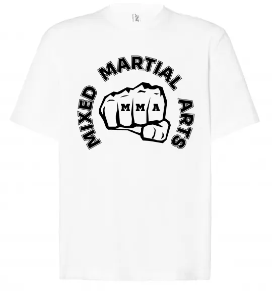 Футболка Оверсайз MMA Mixed Martial Arts Белый фото