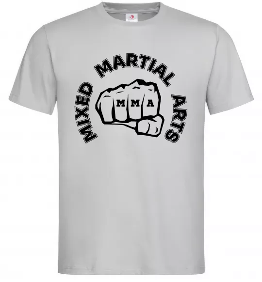 Мужская футболка MMA Mixed Martial Arts Серый фото
