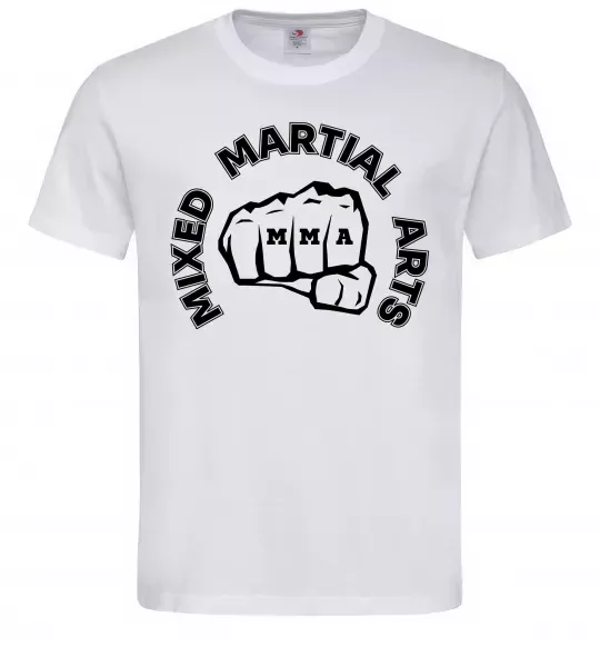 Мужская футболка MMA Mixed Martial Arts Белый фото