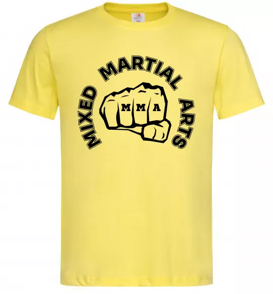 Мужская футболка MMA Mixed Martial Arts Лимонный фото