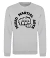 Свитшот MMA Mixed Martial Arts Серый меланж фото
