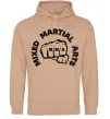 Мужская толстовка (худи) MMA Mixed Martial Arts Песочный фото