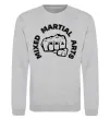 Світшот MMA Mixed Martial Arts Сірий меланж фото