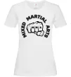 Жіноча футболка MMA Mixed Martial Arts Білий фото