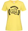 Жіноча футболка MMA Mixed Martial Arts Лимонний фото
