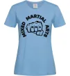 Жіноча футболка MMA Mixed Martial Arts Блакитний фото