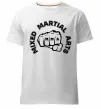 Мужская премиум футболка MMA Mixed Martial Arts Белый фото