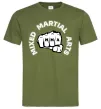 Мужская футболка MMA Mixed Martial Arts Оливковый фото