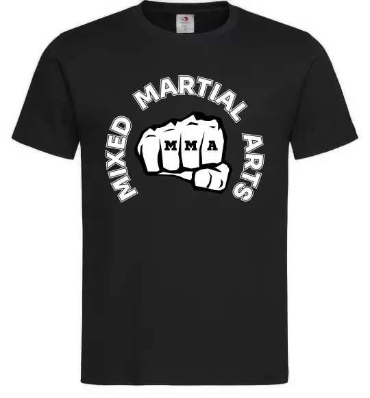Мужская футболка MMA Mixed Martial Arts Черный фото
