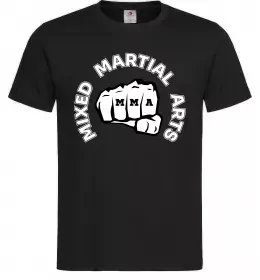 Чоловіча футболка MMA Mixed Martial Arts Чорний фото