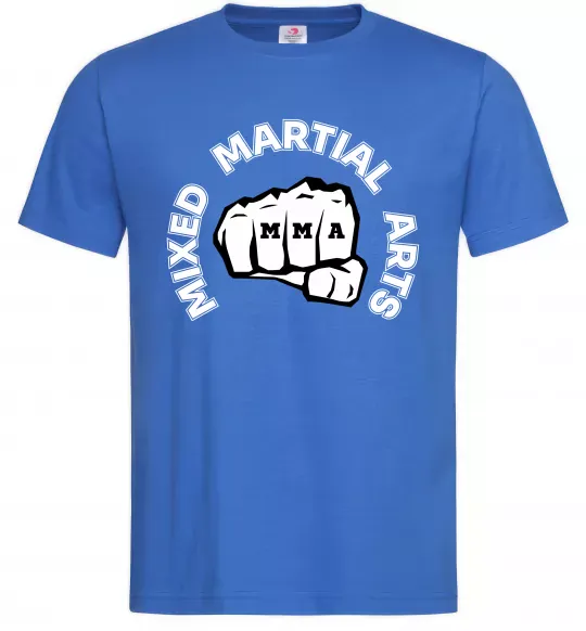 Мужская футболка MMA Mixed Martial Arts Ярко-синий фото