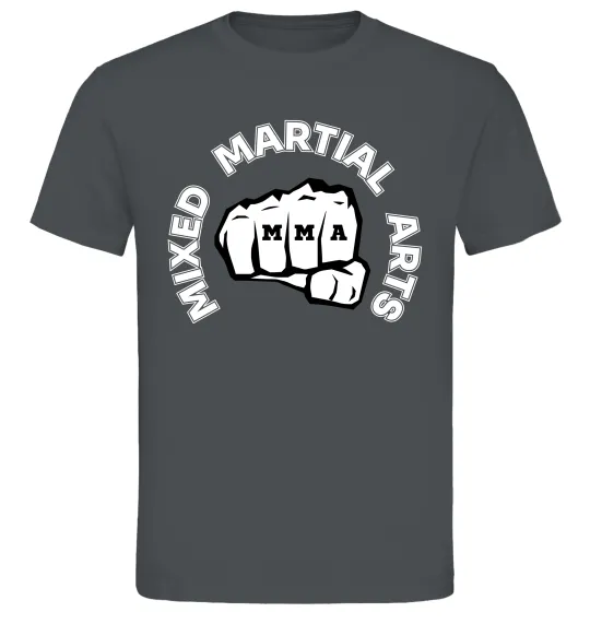 Мужская футболка MMA Mixed Martial Arts Графит фото