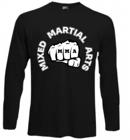 Лонгслив MMA Mixed Martial Arts Черный фото