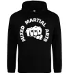 Мужская толстовка (худи) MMA Mixed Martial Arts Черный фото