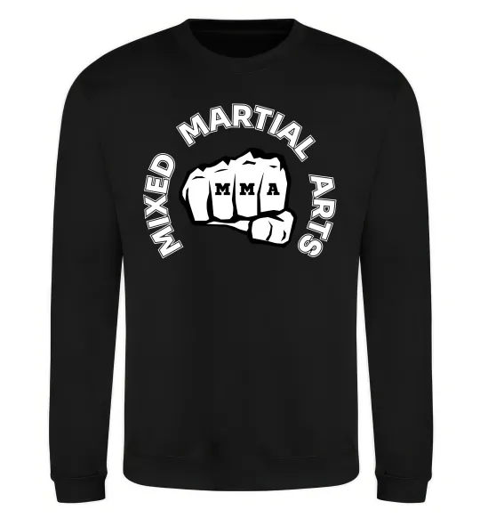 Світшот MMA Mixed Martial Arts Чорний фото